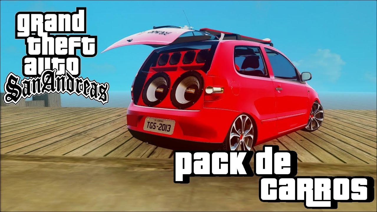 GTA SA PACK DE CARROS FIXA PC FRACO (TUTORIAL+DOWNLOAD) 