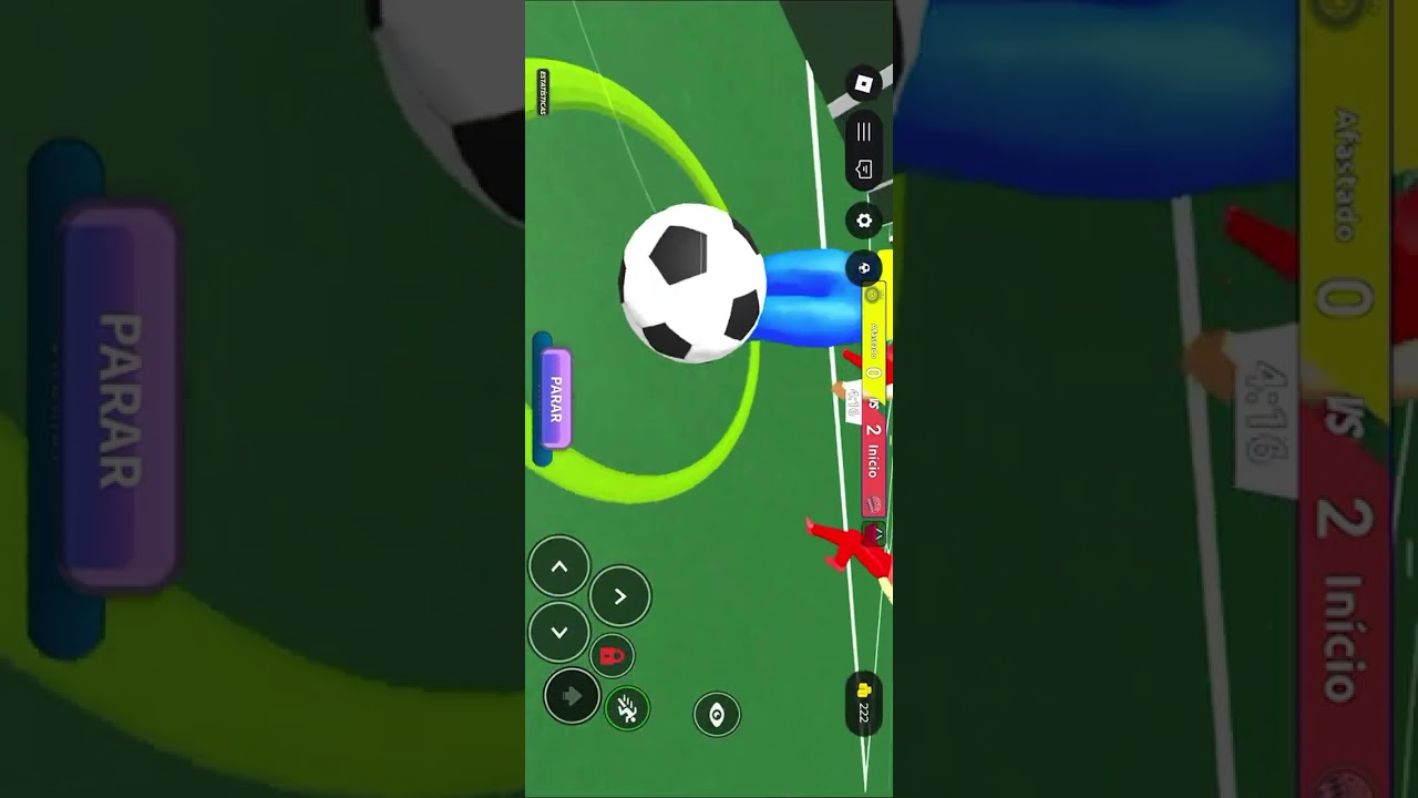 Jogando futebol de rua