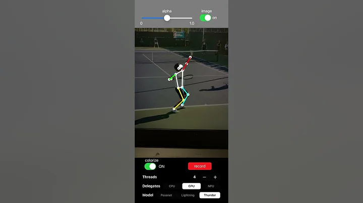 Federer Tennis Service Motion Capture