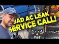 Emergency Help! My Oceanfront Home Central AC Is Leaking Liquid & Not Working - Sunday Service Call