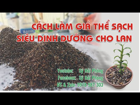 Giá thể trồng lan. | Foci