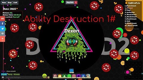 Cellcraft.io Ability Destruction 1# Infinite Powers! (by.DexanCellcraft.io)
