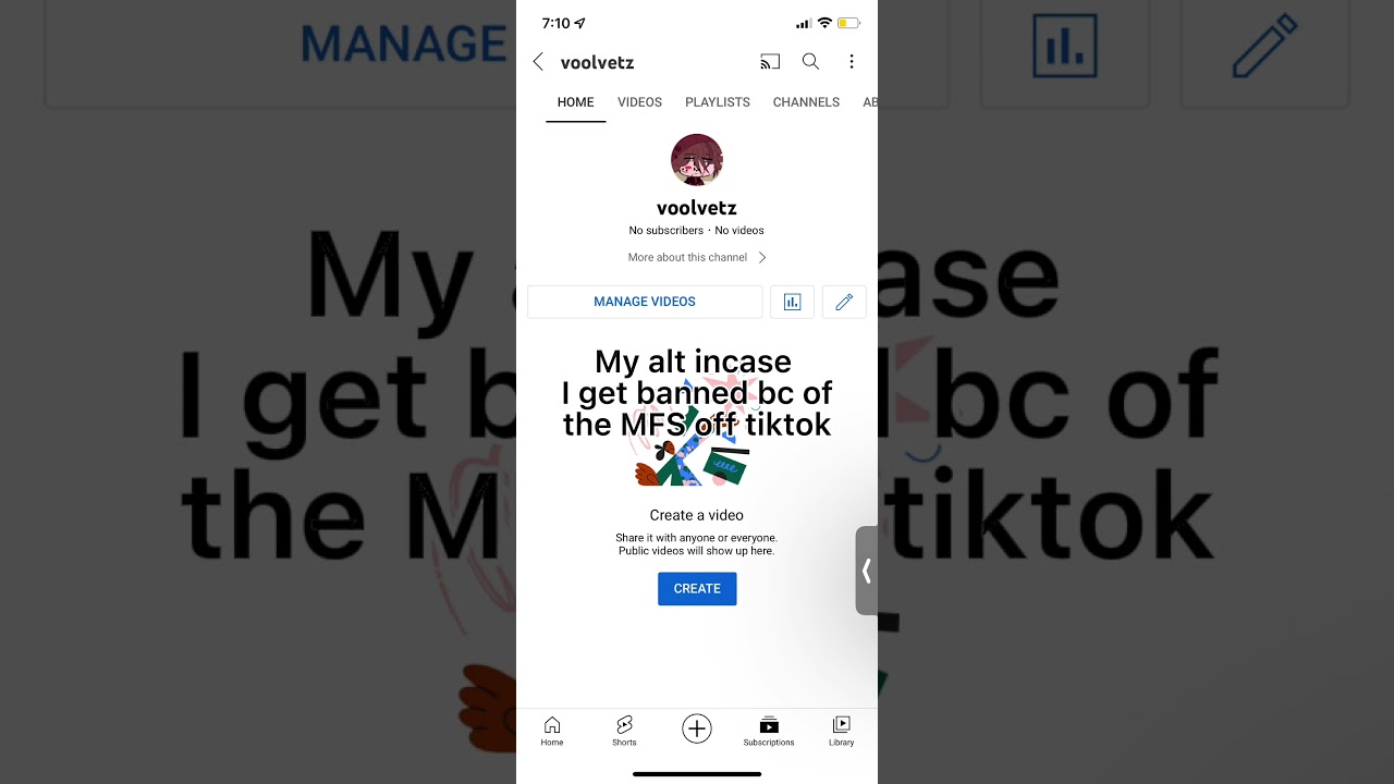 My alt acc incase I get banned - YouTube