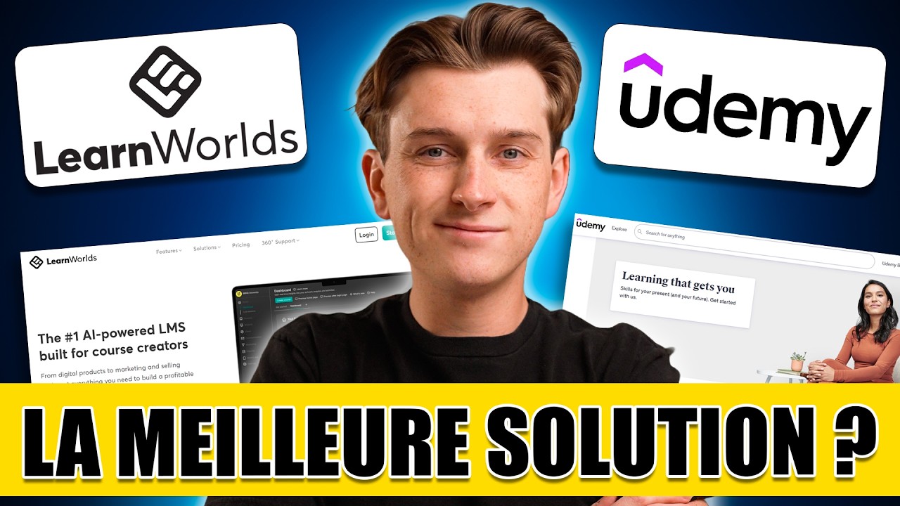 LearnWorlds vs Udemy : Contrôle vs Portée de l'Audience – Lequel choisir ?