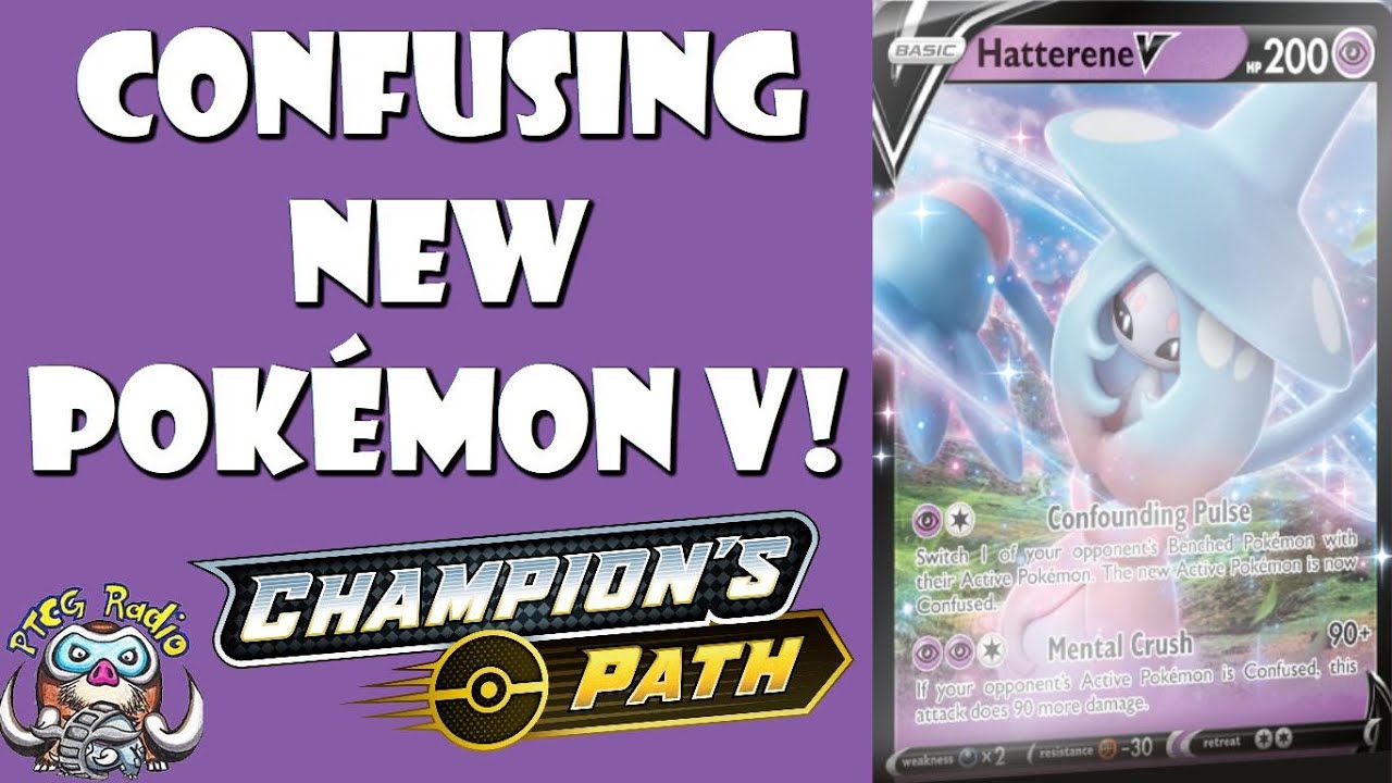 Pokemon TCG Champion/'s Path Hatterene V Collection Box