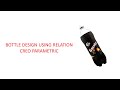 How to create Bottle using Relation in creo parametric || creo parametric
