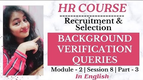 Background Verification Queries #hrcourse #backgroundverification #qna #hr #readytogetupdate