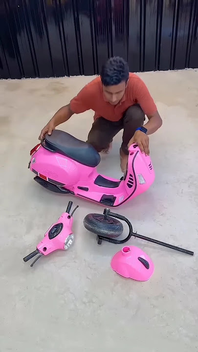 Mini Vespa Scooter 🛵🛵🛵 #scoter #unboxing #vespascooter #ruhulshorts