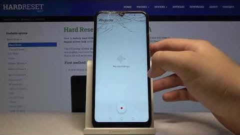 How to Record Sounds in Honor 8A - Voice Recorder App