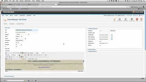 How to Feature an Article on the Front Page in Joomla 1.6