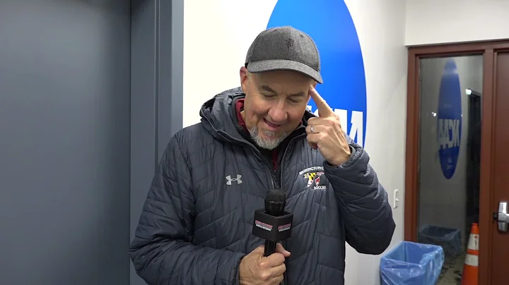 Coach Dunshee After the Montclair State NCAA Win