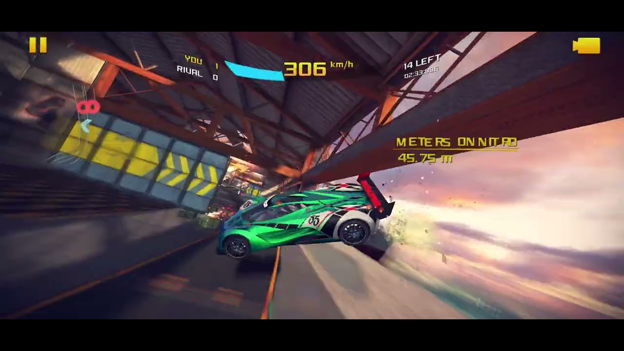 I found this glitch that you won't wreck. And I'm also doing some stunts in Asphalt 8. 
