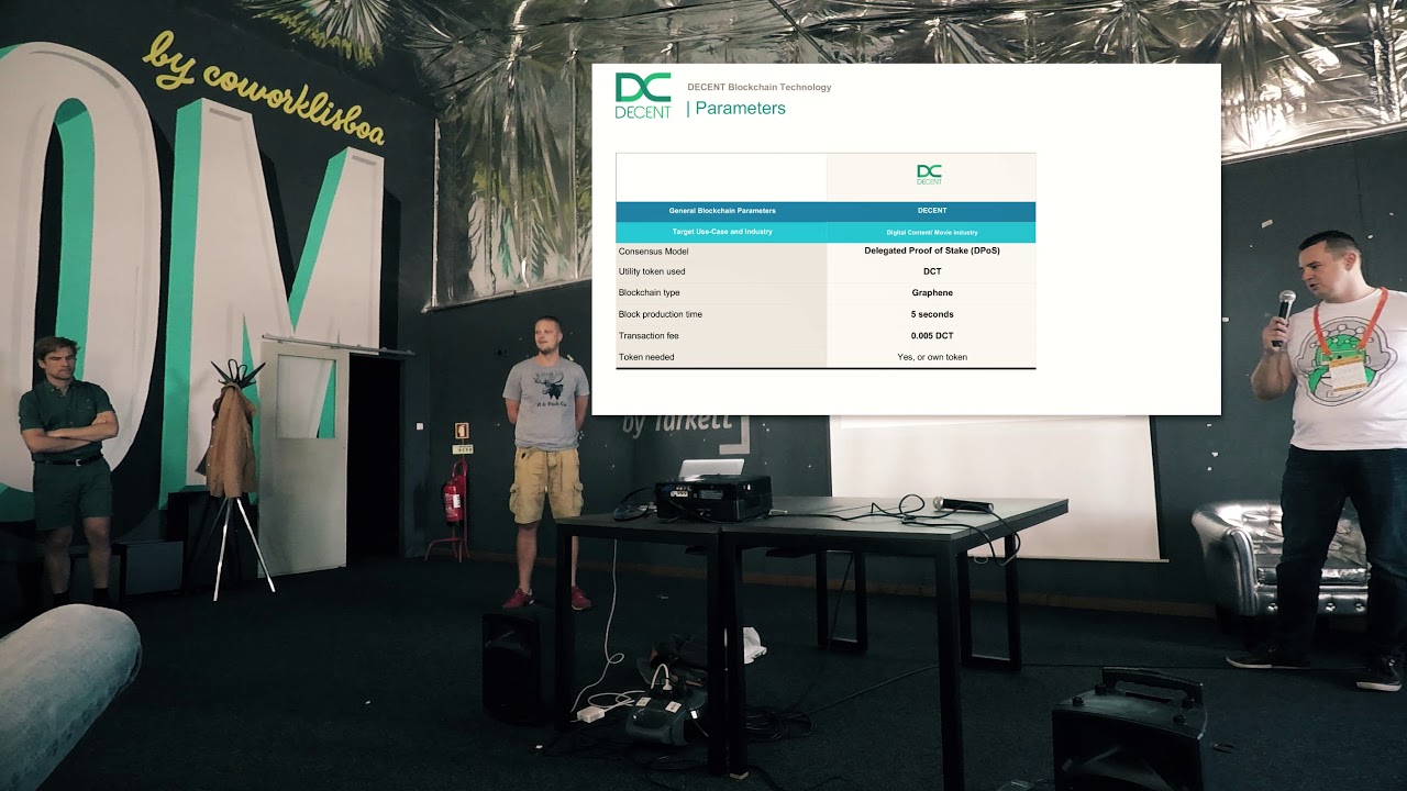 Hackathon in the Steemfest - #4 Martin Smolka and Josef Sevcik presenting DECENT