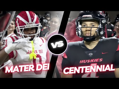 🔥🔥 No. 1 Mater Dei Takes on Cali Powerhouse Corona Centennial (#4) | Insane CIF Playoff Mix!