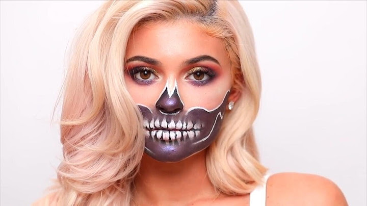 James Charles Does Skeleton Makeup for Kylie Jenner