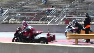 ZX-14 wheelie 8 sec 1/4 mile runs + burnouts 1080p