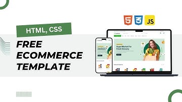 Best Free Grocery eCommerce Website Template - Easy Setup & Customization!