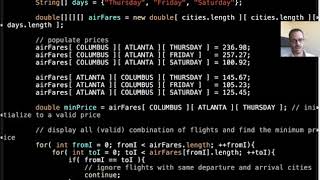 Multidimensional Arrays