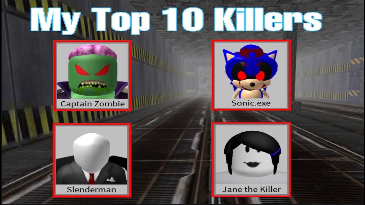 My Top 10 Killers In Survive And Kill The Killers In Area 51 - homermafia1 on twitter roblox related