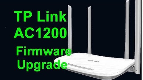 How To Upgrade TP Link AC1200  Archer C50 V3 Dual Band WiFi Router Firmware