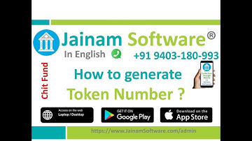 Jainam Software Chit Fund Management | Create Member Accounts & Token Numbers in One/ New Feature