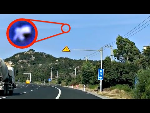 Sheep like UFO Over Road In China, July 1, 2020, UFO Sighting News.