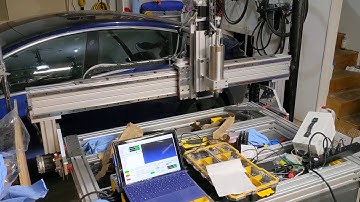 CNC Router project - first full test with Mach4 integrated spindle control