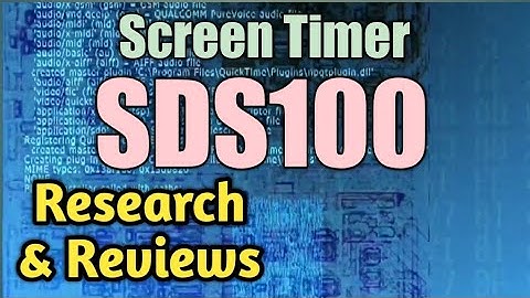 Screen Timeout On The SDS100