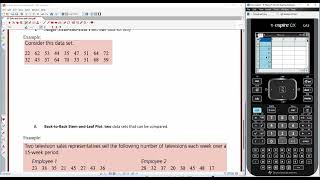 dot plots and stem and leaf plots