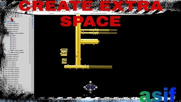 How to create extra space in e3d !!