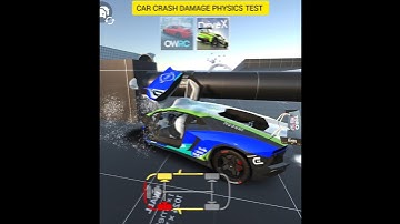 DriveX Vs OWRC 😱 Car Crash Damage Physics Test? #drivex #openworld #carcrash #carcrashes #cargames