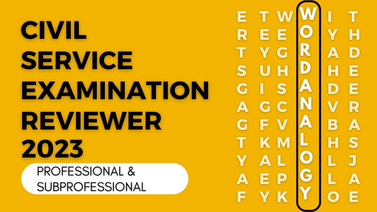 WORD ANALOGY PART 1 | CIVIL SERVICE EXAM REVIEWER 2023 