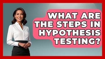 What Are The Steps In Hypothesis Testing? - The Friendly Statistician