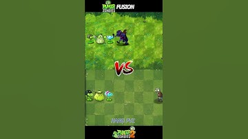 PVZ 1 FUSION VS PVZ 2 - Mega Gatling Pea Vs Gargantuar Zombie Team - Who will win ? #shorts