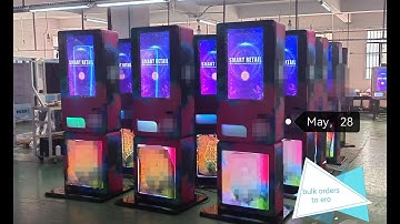 Digital Wall Mounted Touchscreen Smart Vending Machine