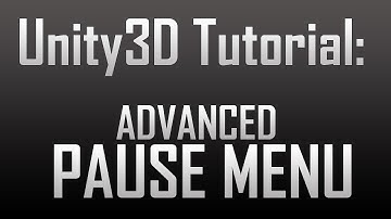 Advanced Pause Menu in Unity4 (JavaScript)