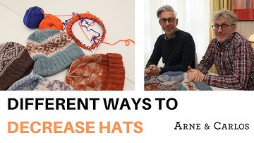 Different Ways to Decrease When Knitting Hats by ARNE & CARLOS