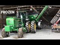 I Accidentally FROZE My Tractors... | Hauling More Corn