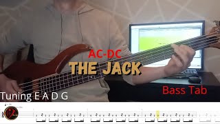 AC- DC - The Jack (Cover Bass+tab)(Play Along)