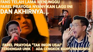 FAREL PRAYOGA - TAK INGIN USAI (KEISYA LEVRONKA) | UJANG HALU REACTION