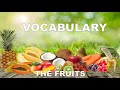 Nombres de Frutas en Inglés español y Pronunciación  I Aprende Vocabulario en ingles con imágenes