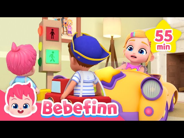 Vroom! Baby Car and More Songs Compilation 🚌 Bebefinn Family Nursery Rhymes class=