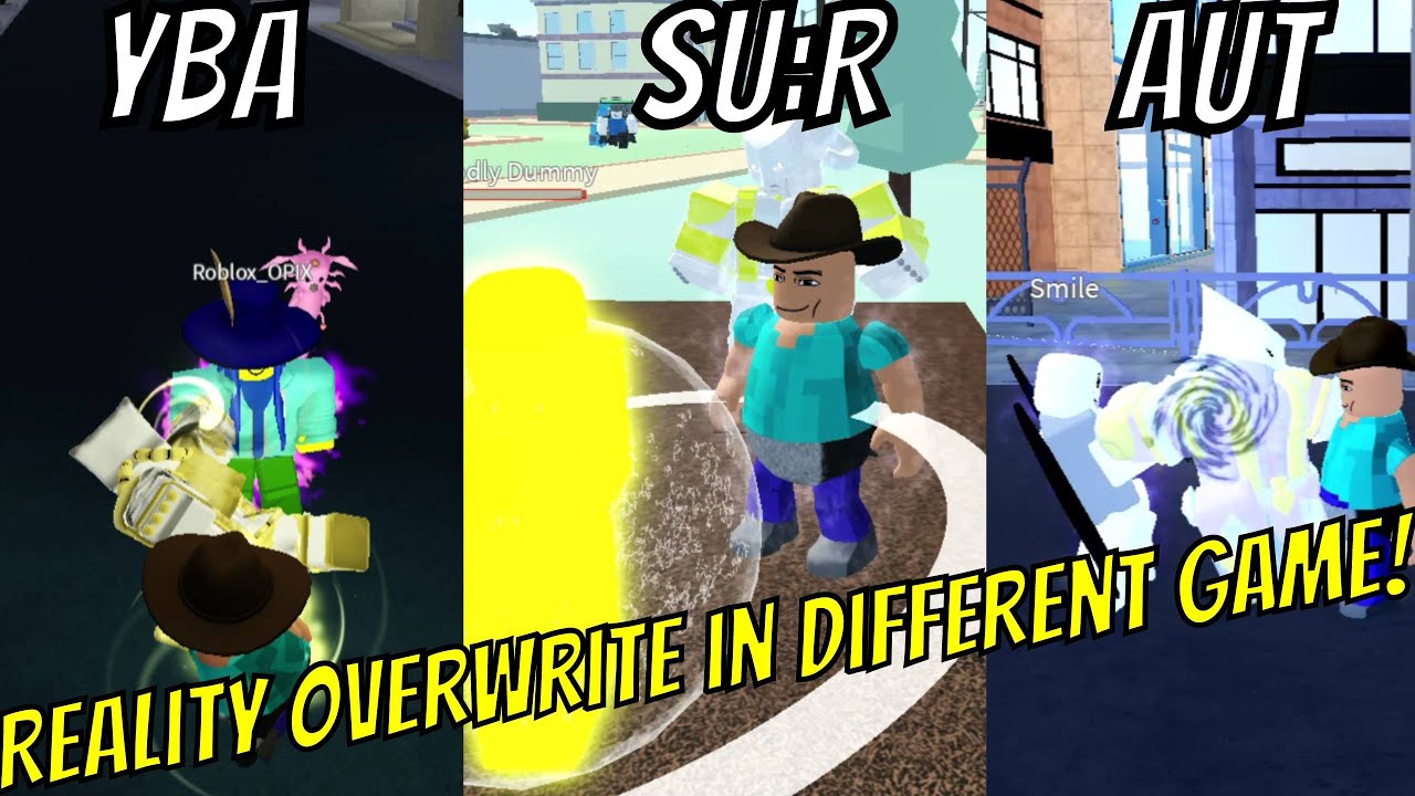 Reality Overwrite in Different JOJO Game!! [Roblox] - YouTube