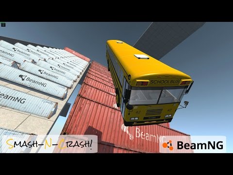 The All New Bus! Crash Test! Tones Of Destruction! (Beamng Drive)