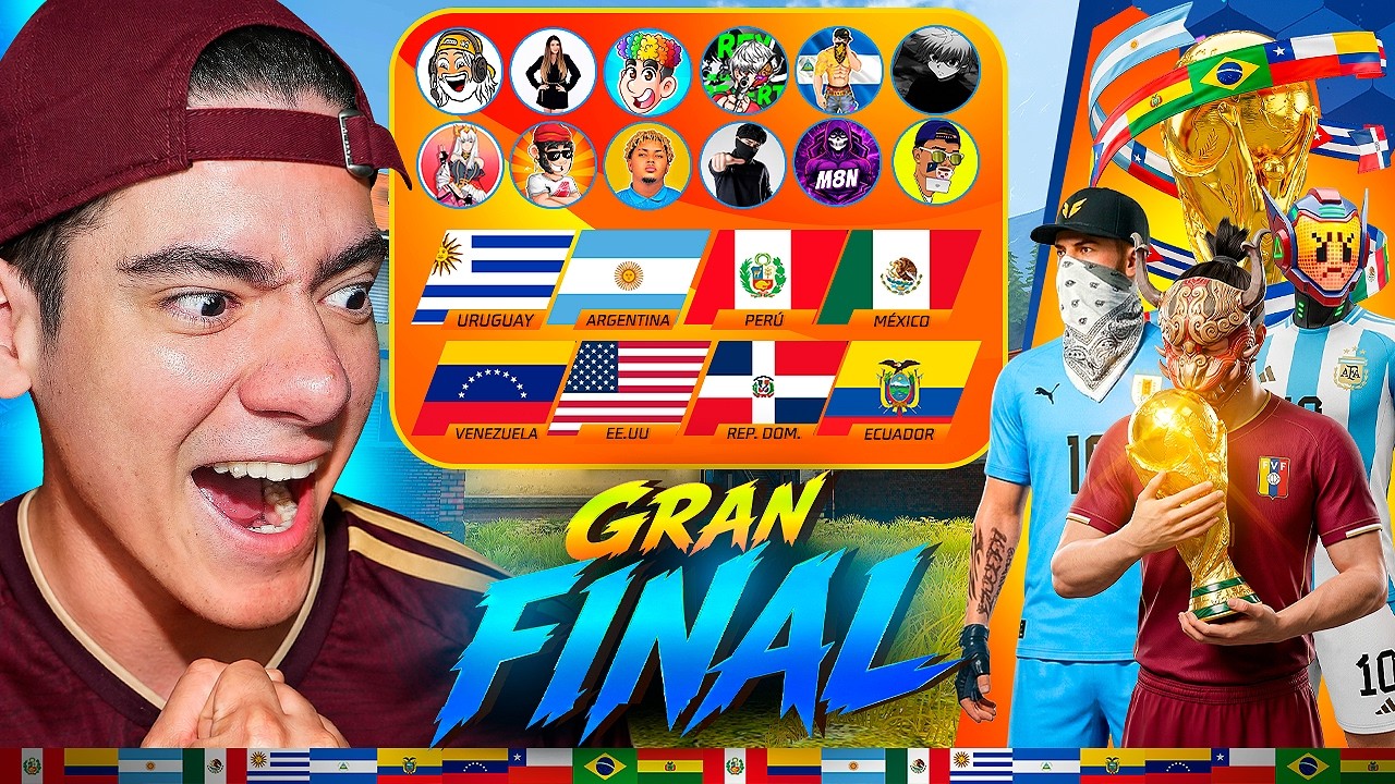 GRAN FINAL del TORNEO DE NACIONES DE FREE FIRE !! - TheDonato