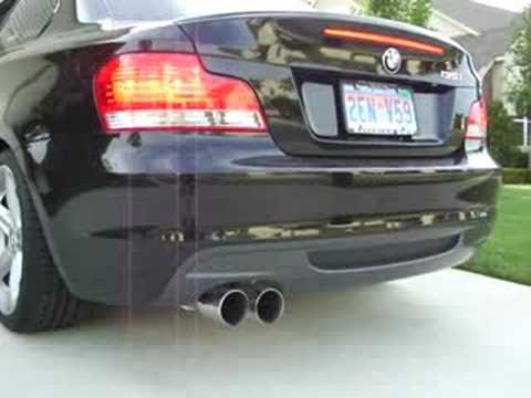 BMW 135i w/cp-e™ cat-back exhaust start-up - YouTube