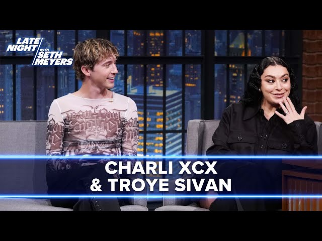 Charli XCX and Troye Sivan Met in the Kitchen of One of Her Iconic House Parties class=