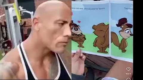 Dwayne The Rock Johnson reacts to "Deez Big Nutz" ...