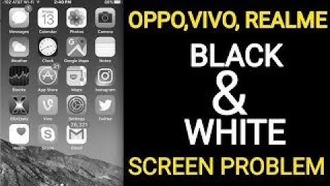 How to remove black and white screen problem all Android phone!