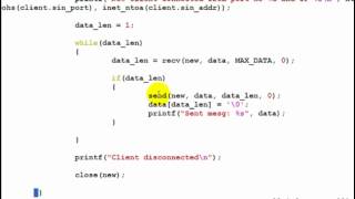 Tcp Echo Server Using Sockets